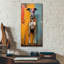  «Greyhound 1» par Sean Parnell, art mural en verre acrylique, 12 po x 24 po