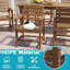 Ensemble de salle à manger rectangulaire pour 6 personnes avec 6 chaises, ensemble de table de salle à manger en PEHD-521261319