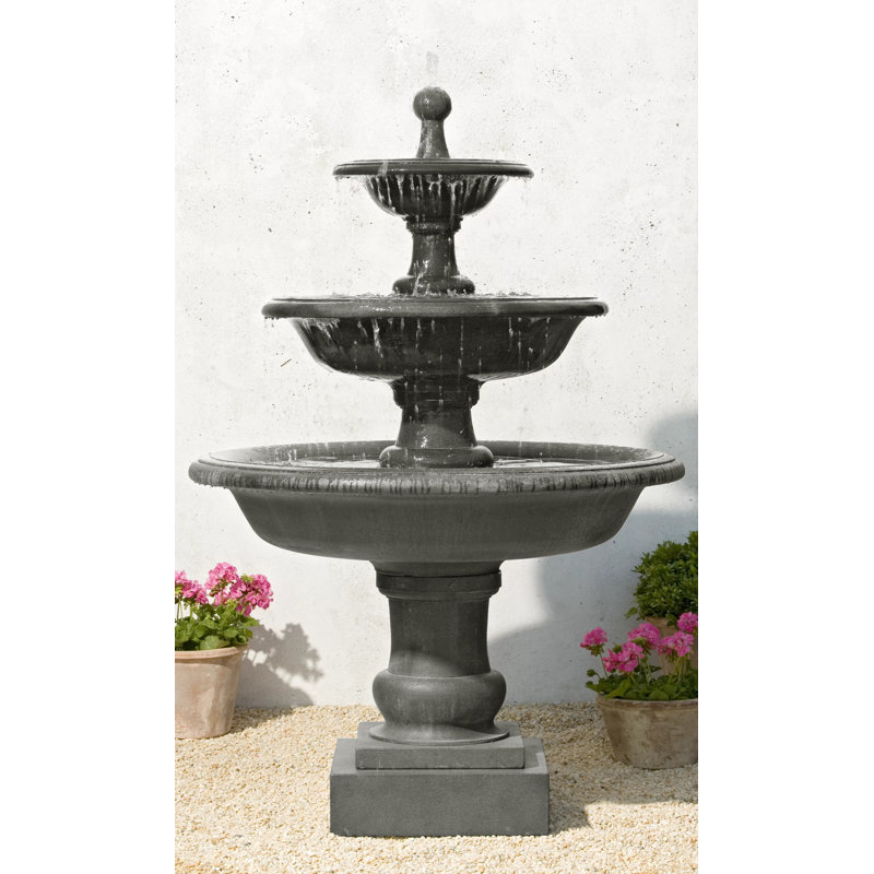 Fontaine en béton Vicobello, Pierre alpine