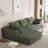 Boneless L-shaped Modular Foam-filled with Spring Support Simple Living Room Sofa-1210402999