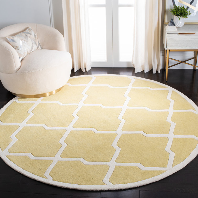 Carolene Hand Tufted Wool Geometric Rug