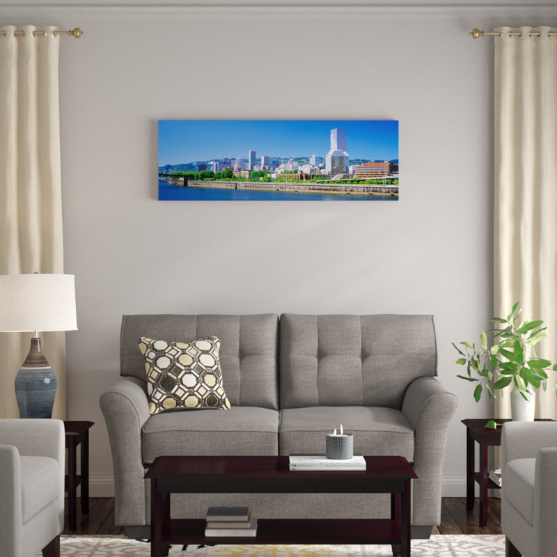 «Portland, Oregon», reproduction de photo sur toile, H 20 po x l 60 po x P 1,5 po, Toile tendue