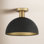 Darrah Single Light Semi Flush Mount