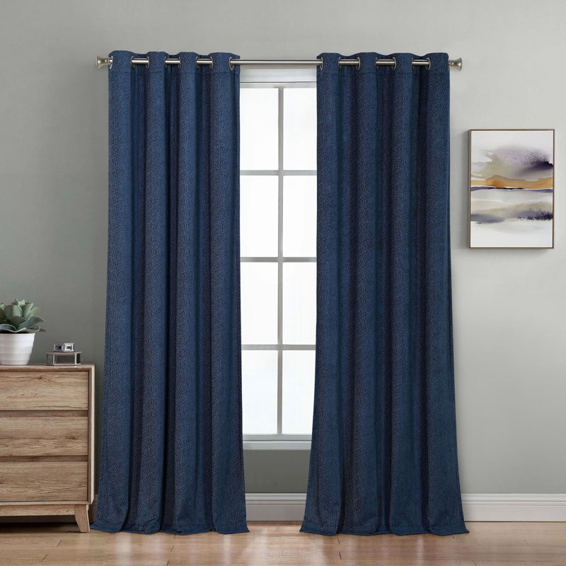 Dhriya Curtain Single Panel, Taupe, 52" W x 108" L