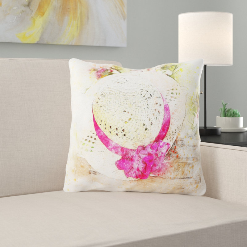 Housse de coussin d'extérieur carré Malick, Microsuède, Intérieur