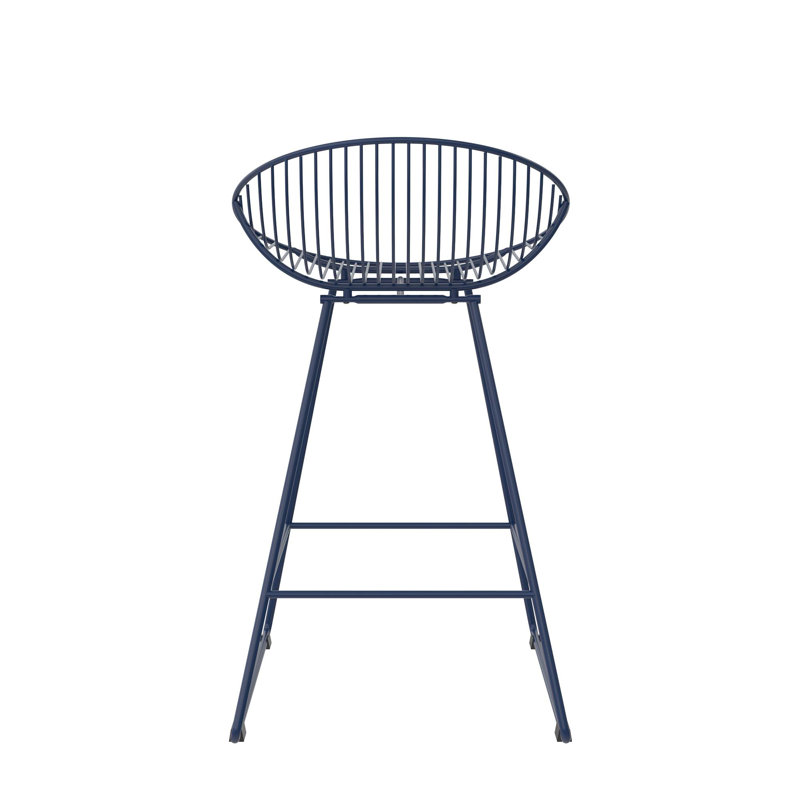 Ellis 25" Counter Bar Stool, Blue