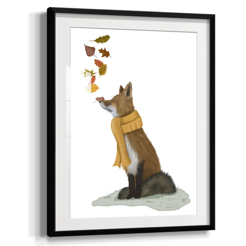 «Gilded Winter I», reproduction encadrée, Papier avec cadre noir, Oui, Blanc