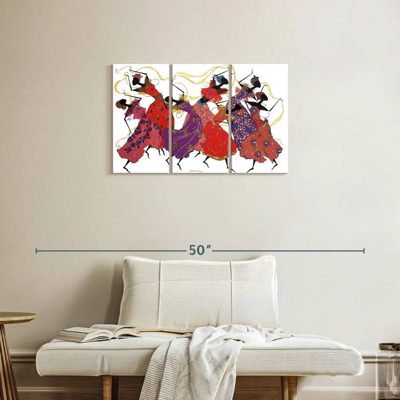 Enn Lead Dancer In Purple, 20" H x 33" W