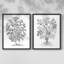 Reproduction encadrée de qualité I - Premium de B&W Plant - prêt à être accroché - aucun clou requis - aucun clou requis-94726745-94726753