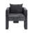 Modern 3-Leg Chenille Accent Chair with Ergonomic Arms-1205041183