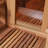 4-6 Person Outdoor Red Cedar Barrel Sauna With Porch, 6kw Heater And Tempered Glass Door
