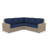 Henri Outdoor Patio Sectional Seating Group With Sunbrella Cushions-1543952844
