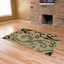 Tapis décoratif abstrait champagne-94528462