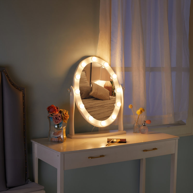 Miroir de maquillage avec lumière