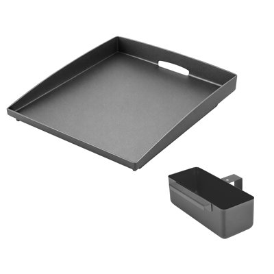 Royal Gourmet Griddle Top and Grease Cup Combo, Gray & Black