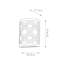 Remy Steel Flush Mounted Sconce