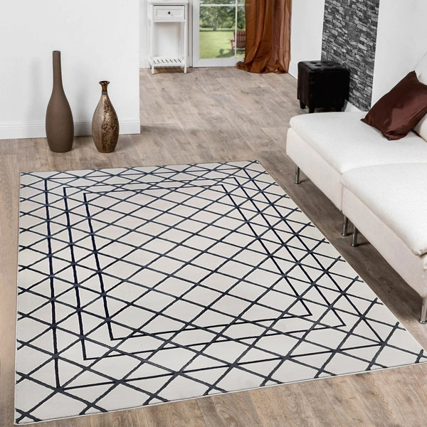 George Oliver Quattro Machine Woven Area Rug | Wayfair.co.uk