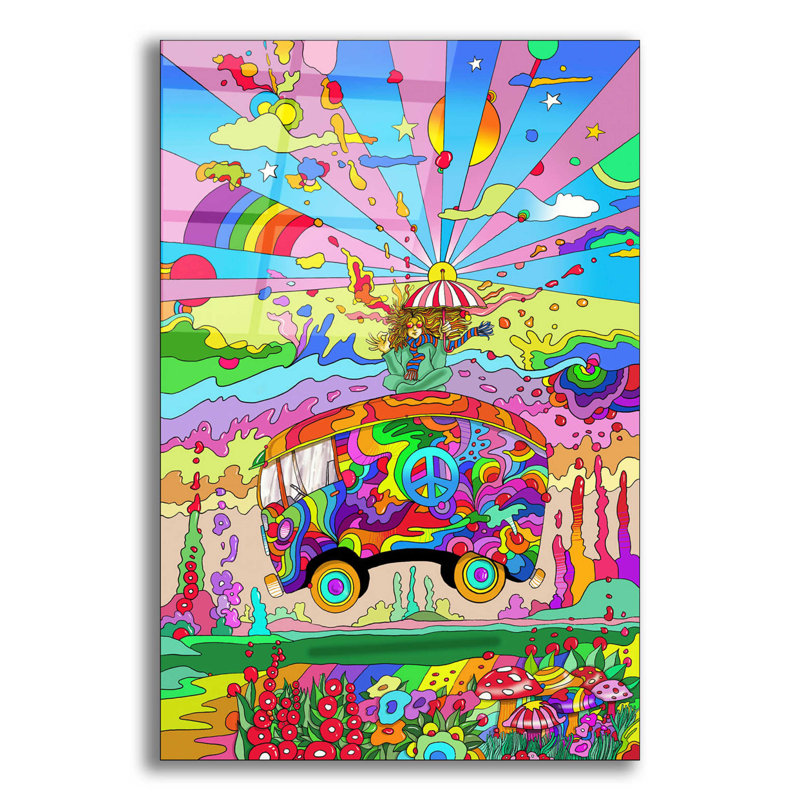 Sur impression plastique / acrylique, H 24 po x l 16 po x P 0,2 po