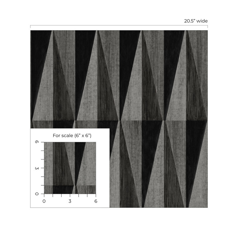 Papier peint autocollant Harry & Grace, Gris