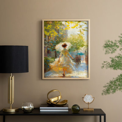 «WOMEN Series DCCCLV», reproduction d'art encadrée - bois massif