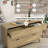  Meadow 6 Drawer Dresser for Bedroom, 47.3″ W Modern Wide Chest of Drawers, Wood Storage Organizer for Clothes, Entryway, Hallway, Nursery or Living Room