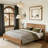 Modern Solid Wood Platform Bed-2109435011
