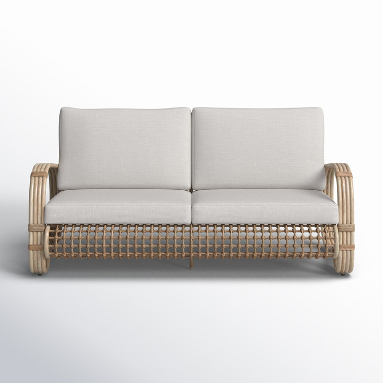 Sintra 66.1'' Outdoor Loveseat with Cushions