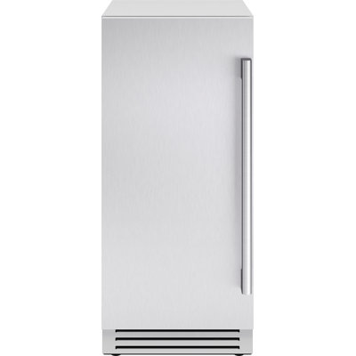 15" Outdoor/Indoor Presrv 80 lb. Daily Production Top Hat Built-In Stainless Steel Gourmet Clear Ice Machine Right Hinge