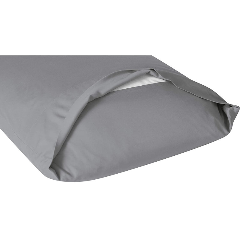 4-Piece Silky Smooth Rayon Cooling Sheet Set, Cal.King Sheet Set + 1 Fitted Sheet + 2 Pillowcase, Light Gray