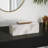 Brayden Studio® 16" Gullens Marble Box, White