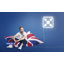 Fauteuil à billes et méridienne Union Jack