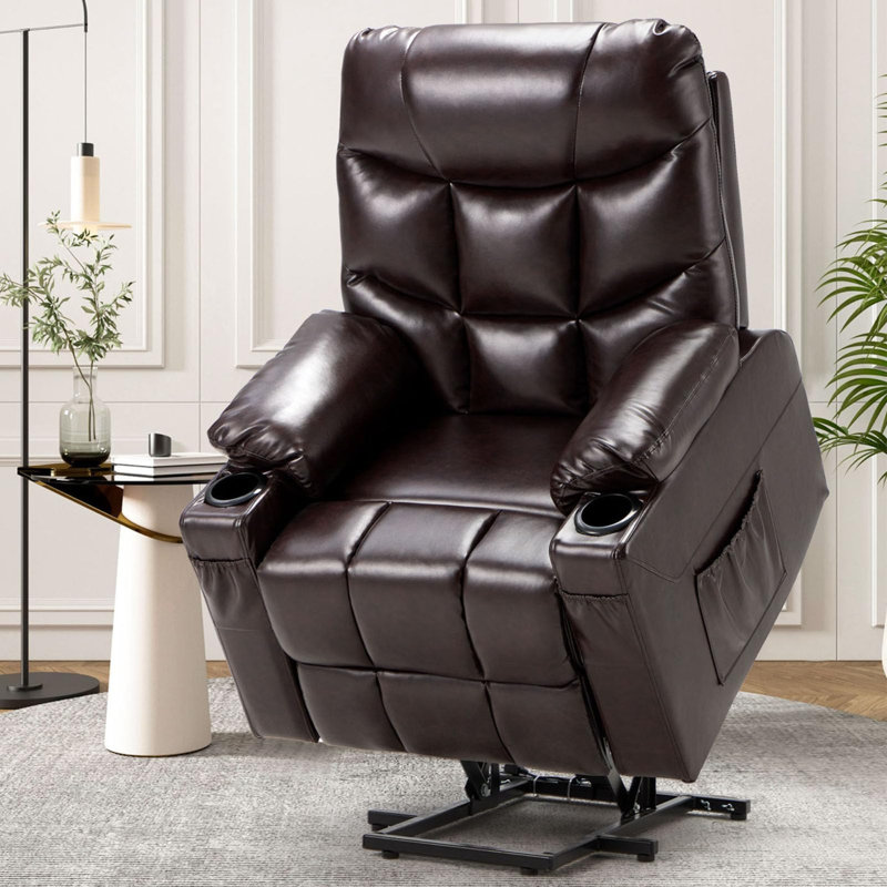 Fauteuil inclinable électrique Power Lift, Brun