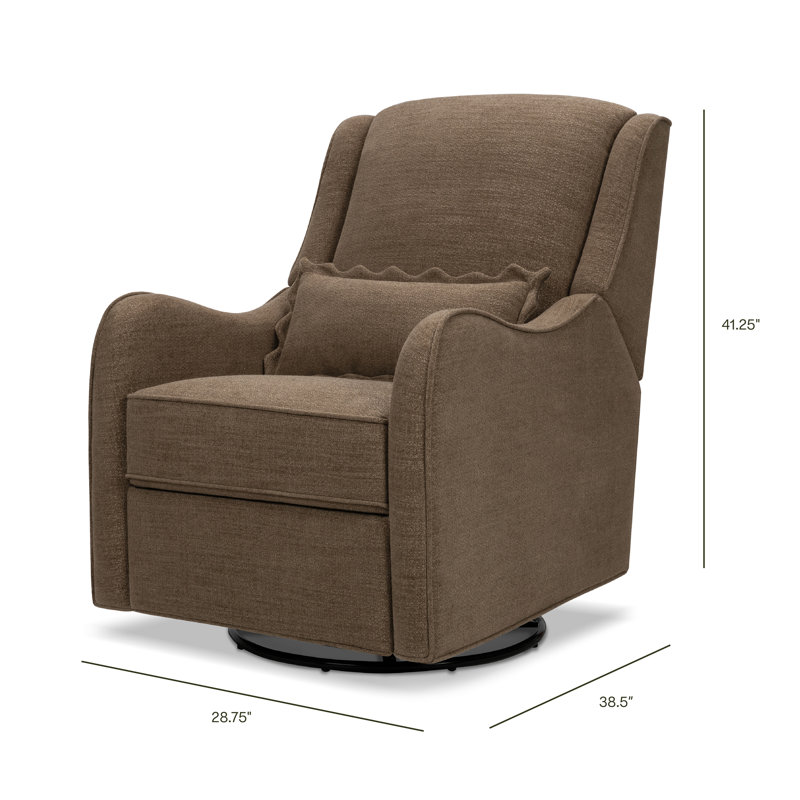 Devon Recliner and Swivel Glider, Performance Truffle