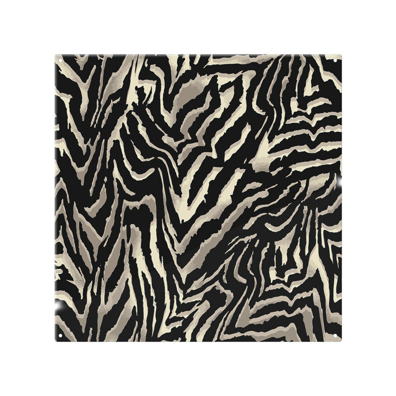 Zebra Print Splash Back, 70cm L x 50cm W