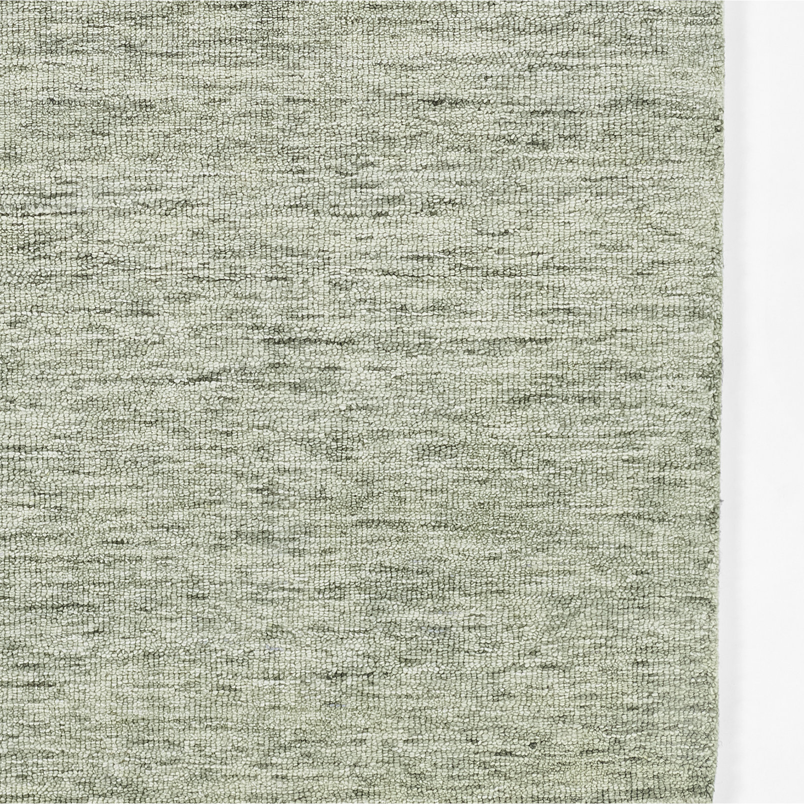 Isiah Sage Beige Hand-Tufted Wool Rug, Runner 2'3" x 8'