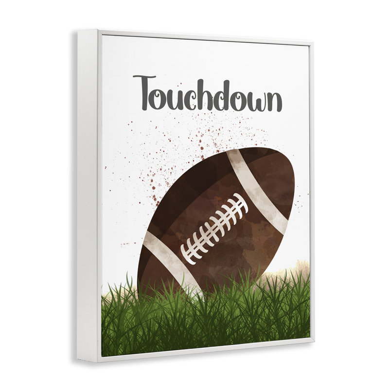 «Have A Ball Touchdown», estampe numérique, design par Christine Simpson Art, H 20 po x l 16 po