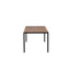 Zanesville Rectangular Metal Outdoor Dining Table-1104110476