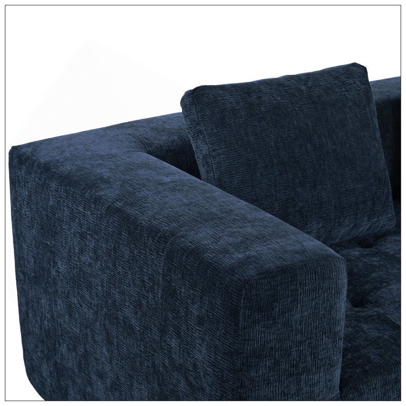 Grand canapé modulaire amovible moderne, ensemble de 3 pièces avec combinaison gratuite, comprenant 4 coussins, idéal pour le salon, la chambre à coucher et un appartement