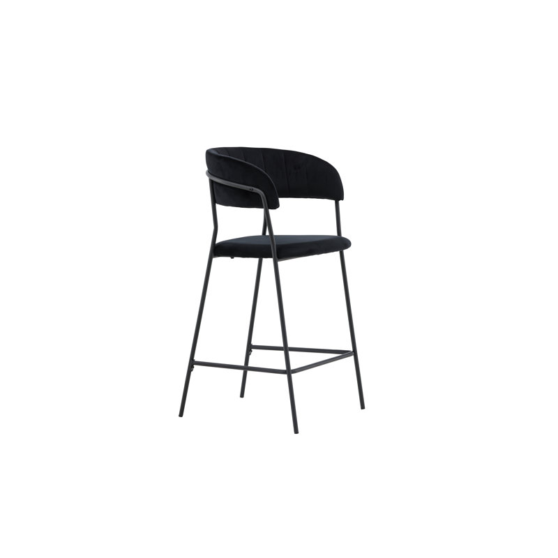 Haberman Upholstered Counter Stool with Metal Frame