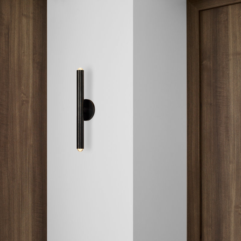 Ebell 1 - Light LED Armed Sconce, Dark Bronze