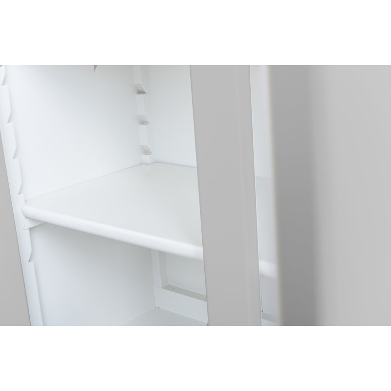 Torrens Display Cabinet, Light Grey/White