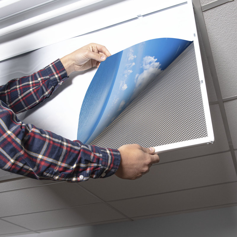 Cloud Rectangle Fixture Component Ceiling Light