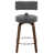 Gray Seat/ Brown Frame