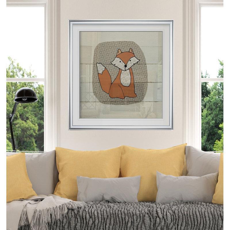 Créatures de Kopf Woodland, H 17,5 po x l 17,5 po, Encadrement argenté