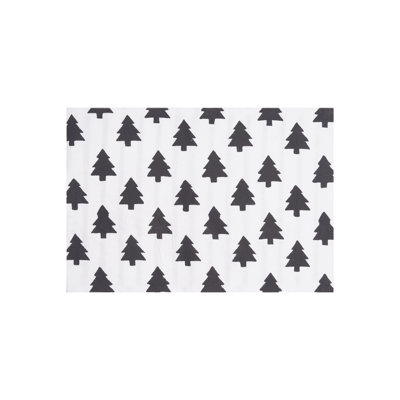Ensemble de 4 napperons noir et blanc