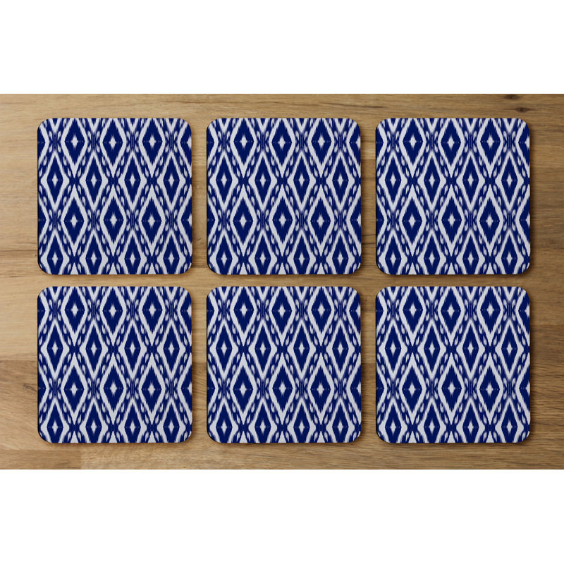 Square 6 Piece Coaster Set