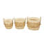 Ensemble de 3 paniers en ruppie maritime
