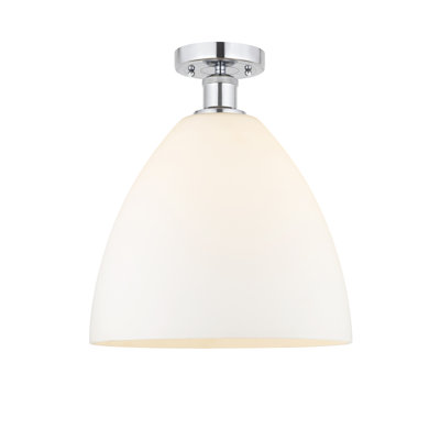 Glass Semi Flush Mount