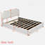Lit plateforme tapissier avec système de rangement hydraulique Semmie-2071492249-2071492248