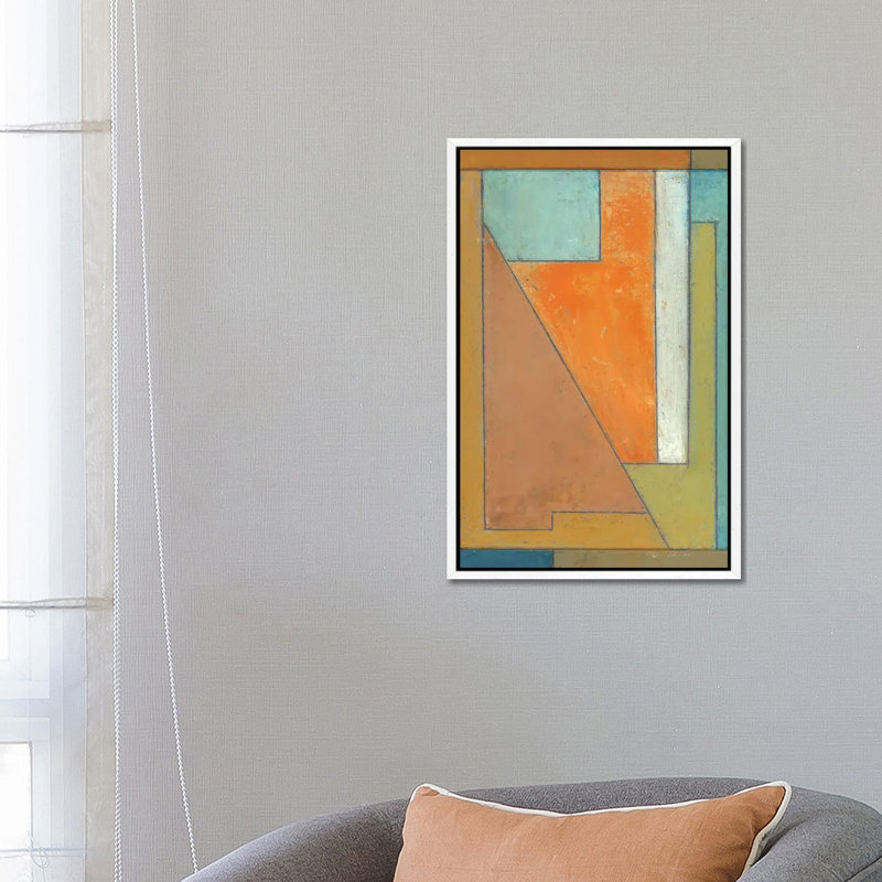 Small Studies Twenty Seven 1 Piece Painting on Canvas, 66.04 cm H x 45.72 cm W, White Framed